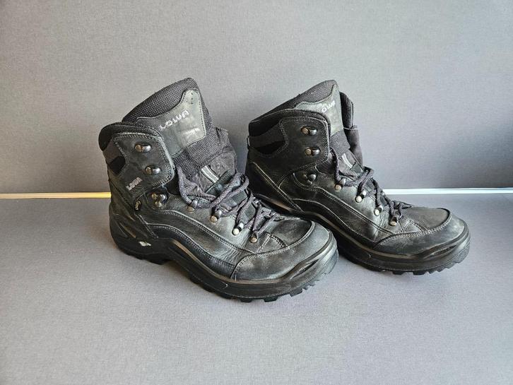 Lowa Renegade GTX Mid Heren Zwart - Wandelschoenen maat 45, Sport en Fitness, Bergsport en Wandelen, Gebruikt, Schoenen, Ophalen