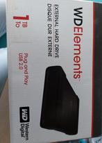 WD Elements 1TB Plug and play USB 2.0, Nieuw, Ophalen of Verzenden, USB