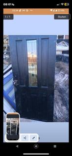 Voordeur glas in lood, Doe-het-zelf en Verbouw, Deuren en Horren, Ophalen of Verzenden, 200 tot 215 cm, Glas, Buitendeur