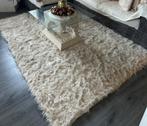 Hoogpolig vloerkleed, Ophalen, 150 tot 200 cm, Crème, Rechthoekig