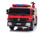Brandweerauto, elektrische kinderauto, 12V, rood, Kinderen en Baby's, Nieuw, Ophalen of Verzenden