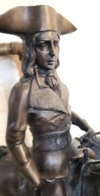 Uniek bronze beld napoleon ophalen belgie puurs, Antiek en Kunst, Ophalen