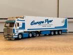 Scania 143 Estepe- Europe Flyer, Hobby en Vrije tijd, Modelauto's | 1:50, Ophalen of Verzenden, Nieuw, Bus of Vrachtwagen, Wsi