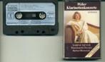 Weber – Klarinettenkonzerte 7 nrs cassette 1985 ZGAN, Klassiek, 1 bandje, Ophalen of Verzenden, Zo goed als nieuw