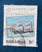 Bahamas 1984 Lloyd's lost , ship, Postzegels en Munten, Verzenden, Gestempeld