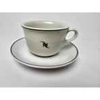 # Nespresso cappuccino kop en schotel, Ophalen of Verzenden, Zo goed als nieuw, Overige stijlen, Kop(pen) en/of Schotel(s)