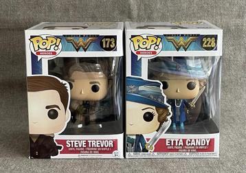 Wonder Woman | Steve Trevor | Etta Candy | Funko Pop beschikbaar voor biedingen