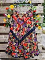 Prachtige vintage gothic lolita rok van puur zijde, Ophalen of Verzenden, Zo goed als nieuw, Maat 38/40 (M)