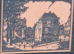 OUDEWATER.  Stadsgezicht. Houtgravure.  Ca 1930. 31/26 cm., Antiek en Kunst, Ophalen
