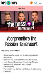 Voorpremiere the passion Hemelvaart 8 mei theater Figi Zeist, Twee personen