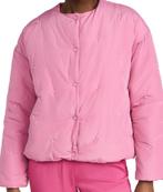 NIEUW Sleeper pufferjack met parels kralen in roze kleur, Kleding | Dames, Jassen | Winter, Maat 38/40 (M), Nieuw, Ophalen of Verzenden