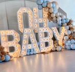 OH BABY letters - babyshower decoratie lichtletters thema, Ophalen of Verzenden, Zo goed als nieuw