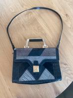 Vintage tas, leren tas, Sudhaus tas, Sieraden, Tassen en Uiterlijk, Tassen | Damestassen, Ophalen of Verzenden, Gebruikt, Bruin