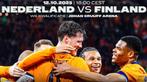 NEDERLAND - Finland Tickets | Arena kaarten op eigen naam, Losse kaart, Drie personen of meer, Oktober, Nederlands elftal
