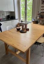 Big beautiful light wood table, Huis en Inrichting, Tafels | Salontafels, Ophalen, Gebruikt, 50 tot 75 cm, 200 cm of meer