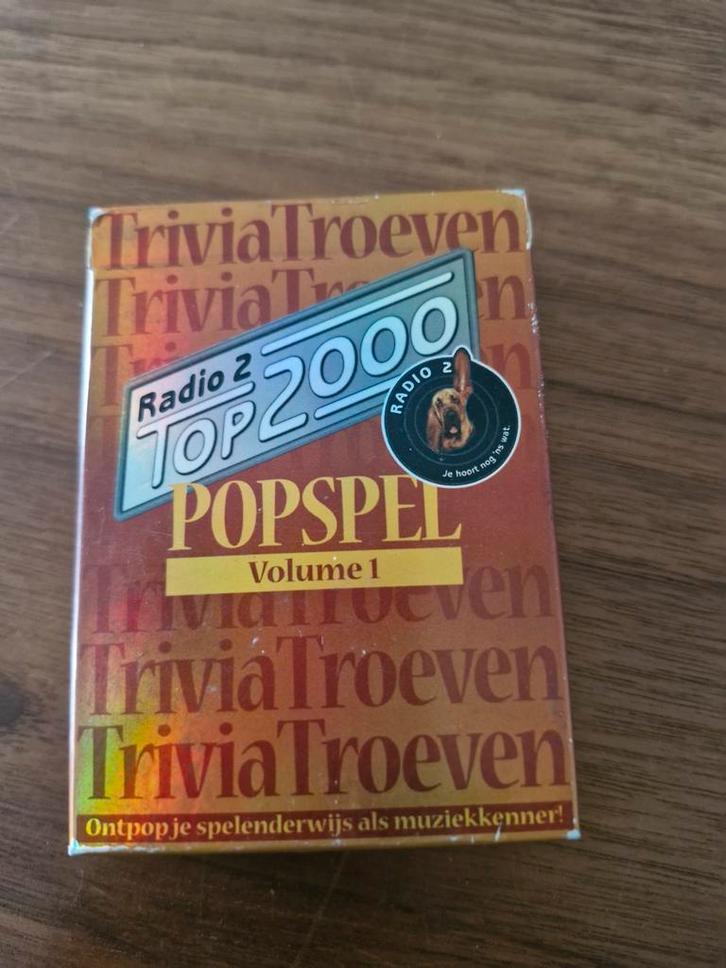 Trivia Troeven Radio 2 Top 2000 Popspel Volume 1, Hobby en Vrije tijd, Gezelschapsspellen | Bordspellen, Nieuw, Een of twee spelers
