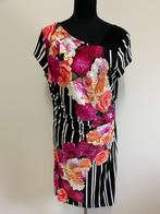 J57 - Fleurige Joseph Ribkoff jurk maat 44 (1), Kleding | Dames, Jurken, Ophalen of Verzenden, Zo goed als nieuw, Maat 42/44 (L)