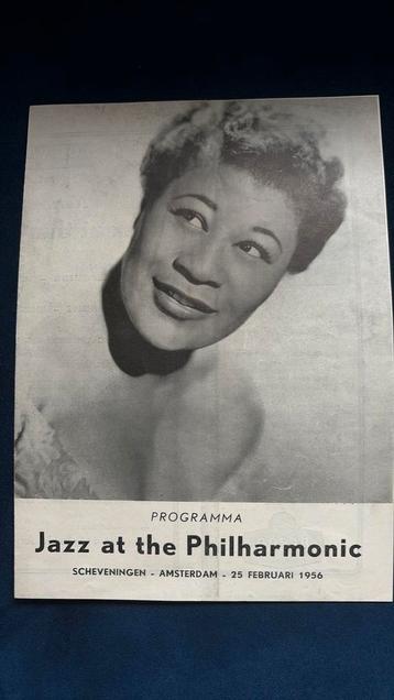 Ella Fitzgerald origineel concert programma 1956 Nederland beschikbaar voor biedingen