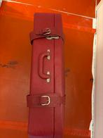 Vintage Rode Memorabel Reiskoffer - 70 cm, Ophalen, Gebruikt, 45 tot 55 cm, Slot