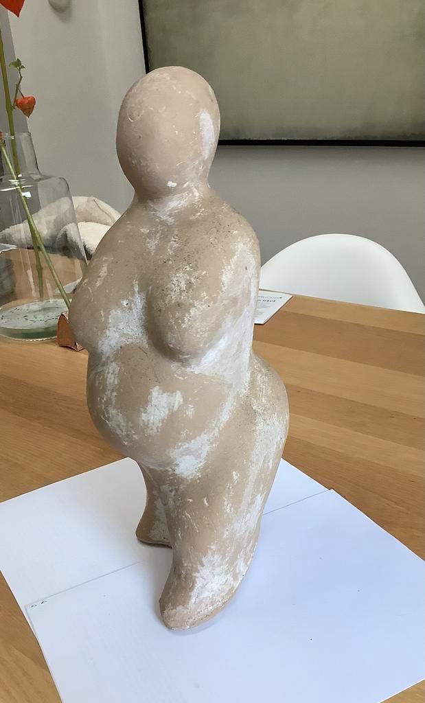 Stenen beeld van een vrouw, Verzamelen, Beelden en Beeldjes, Zo goed als nieuw, Mens, Ophalen