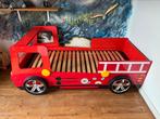 Kinderbed brandweerwagen, Ophalen, 85 tot 100 cm, Zo goed als nieuw, Matras
