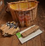 Vintage rieten mand met hengsel / picknickmand, Ophalen, Nieuw