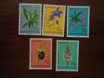 Flora beschermde planten Luxemburg 1977, mi. 957-61 postfris beschikbaar voor biedingen