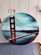 Glas schilderij Golden Gate Bridge, Ophalen, Zo goed als nieuw, Schilderij, 100 tot 125 cm