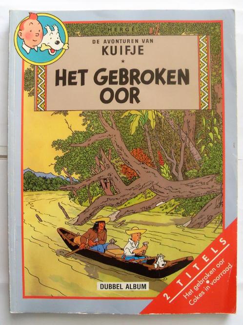 Kuifje Dubbel Stripalbum Het Gebroken Oor Cokes In Voorraad, Boeken, Stripboeken, Zo goed als nieuw, Eén stripboek, Ophalen of Verzenden
