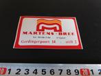 sticker belgië bree martens gerdingerpoort 14 stift 2 *, Ophalen, Zo goed als nieuw, Bedrijf of Vereniging