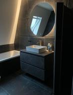 Badkamer tegels: Carriere du Kronos 80x80 Antraciet Tegels, Ophalen, 60 cm of meer, Keramiek, Nieuw