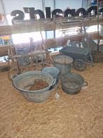oude zink&oude tuinmeubels, Antiek en Kunst, Curiosa en Brocante, Ophalen