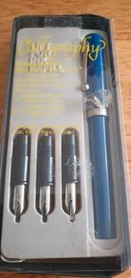 Sheaffer calligraphy kalligrafie Nononsense pen, Verzamelen, Pennenverzamelingen, Sheaffer, Gebruikt, Met doosje, Ophalen of Verzenden