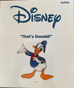 Borduurkaart Brother Disney that’s Donald, Ophalen of Verzenden, Zo goed als nieuw, Borduurmachine