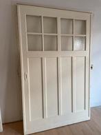 Grote jaren 30 paneeldeur, schuifdeur, Doe-het-zelf en Verbouw, Deuren en Horren, Ophalen, Gebruikt, 120 cm of meer, Binnendeur