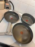 Tefal Renew Keramische pannenset 24/28cm + Hapjespan 24cm, Ophalen of Verzenden, Gebruikt, Overige materialen, Koekenpan of Braadpan