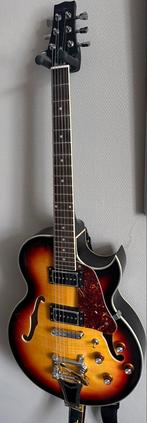 Hollow Body Gitaar met P90 Elementen+ bigsby, Ophalen, Gebruikt, Hollow body, Overige merken