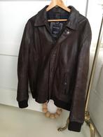 Marco Polo leder jas 54, Kleding | Heren, Ophalen, Zo goed als nieuw, Maat 52/54 (L), Bruin