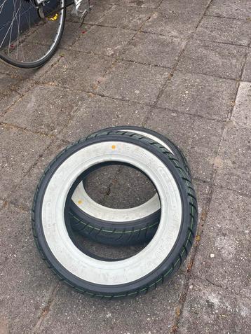 2x Nieuwe Scooterbanden 3.50-10 51J beschikbaar voor biedingen