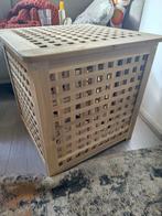 Tafeltje/kist HOL ikea acaciahout 50x50cm, Ophalen, Minder dan 50 cm, 50 tot 100 cm, Zo goed als nieuw