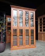 Eendelige Oude Vitrinekast | Buffetkast | Linnenkast #2564, Antiek en Kunst, Antiek | Meubels | Kasten, Ophalen of Verzenden