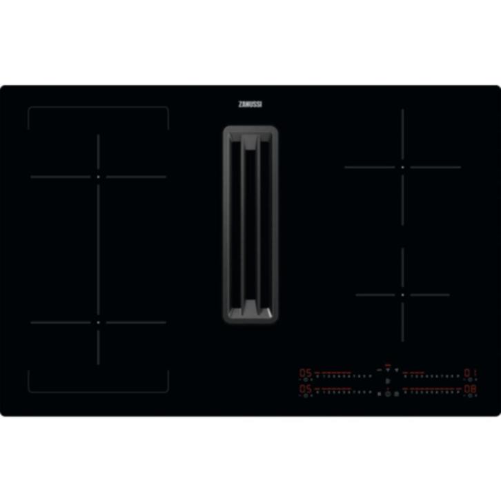 ZICK845K ZANUSSI Kookplaat Met Afzuiging, Witgoed en Apparatuur, Kookplaten, Nieuw, Inbouw, Inductie, 4 kookzones, Energieklasse A of zuiniger