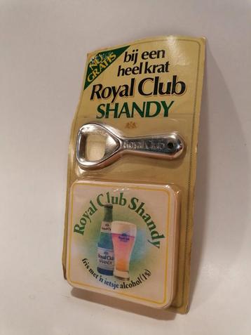 Originele Royal Club Shandy setje viltjes & opener. Cool  beschikbaar voor biedingen