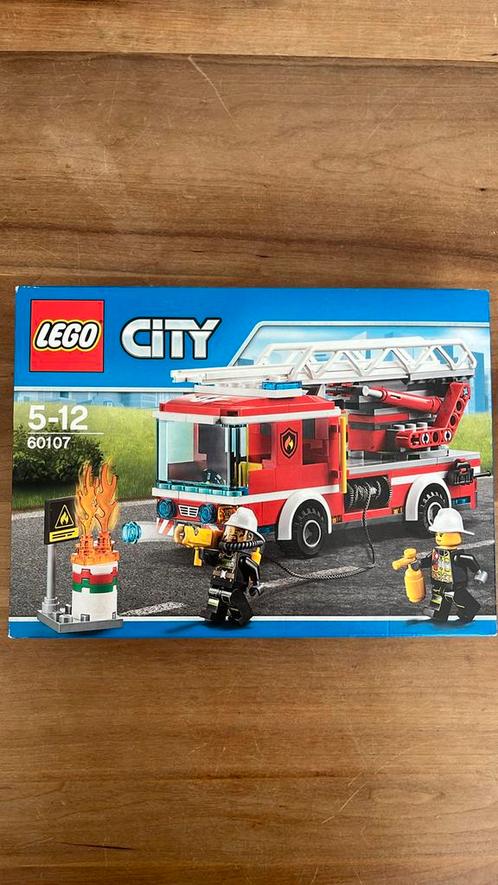 LEGO City 60107 Brandweer Ladderwagen MISB, Kinderen en Baby's, Speelgoed | Duplo en Lego, Nieuw, Lego, Complete set, Ophalen of Verzenden