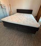 Bezorging is mogelijk 180x210 complete boxspring bed, Gebruikt, 210 cm, Tweepersoons, Ophalen of Verzenden