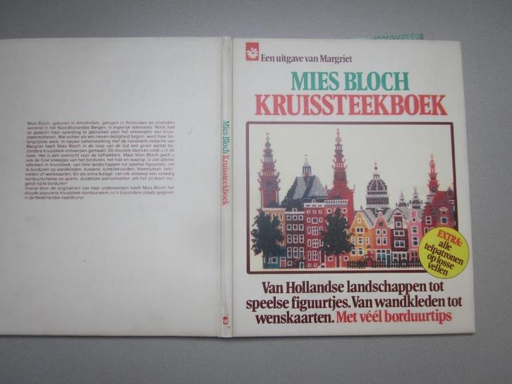 Mies Bloch Kruissteekboek een uitgave van Margriet, Hobby en Vrije tijd, Borduren en Borduurmachines, Zo goed als nieuw, Patroon