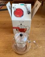 Vintage Bodum Assam glazen theepot nieuw in doos., Huis en Inrichting, Keuken | Potten en Pannen, Ophalen of Verzenden, Nieuw