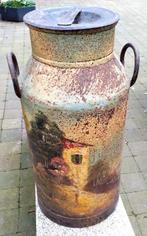 ANTIEKE MELKKAN IETS KLEINER FORMAAT +/- 100 JAAR OUD VOOR, Antiek en Kunst, Ophalen