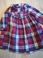 Jurkje met lange mouwen, rood / wit / donkerblauw geblokt, Kinderen en Baby's, Babykleding | Maat 74, Ophalen of Verzenden, Nieuw
