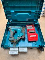 Makita DPT353 18V Pintacker + Pins, Ophalen of Verzenden, Gebruikt